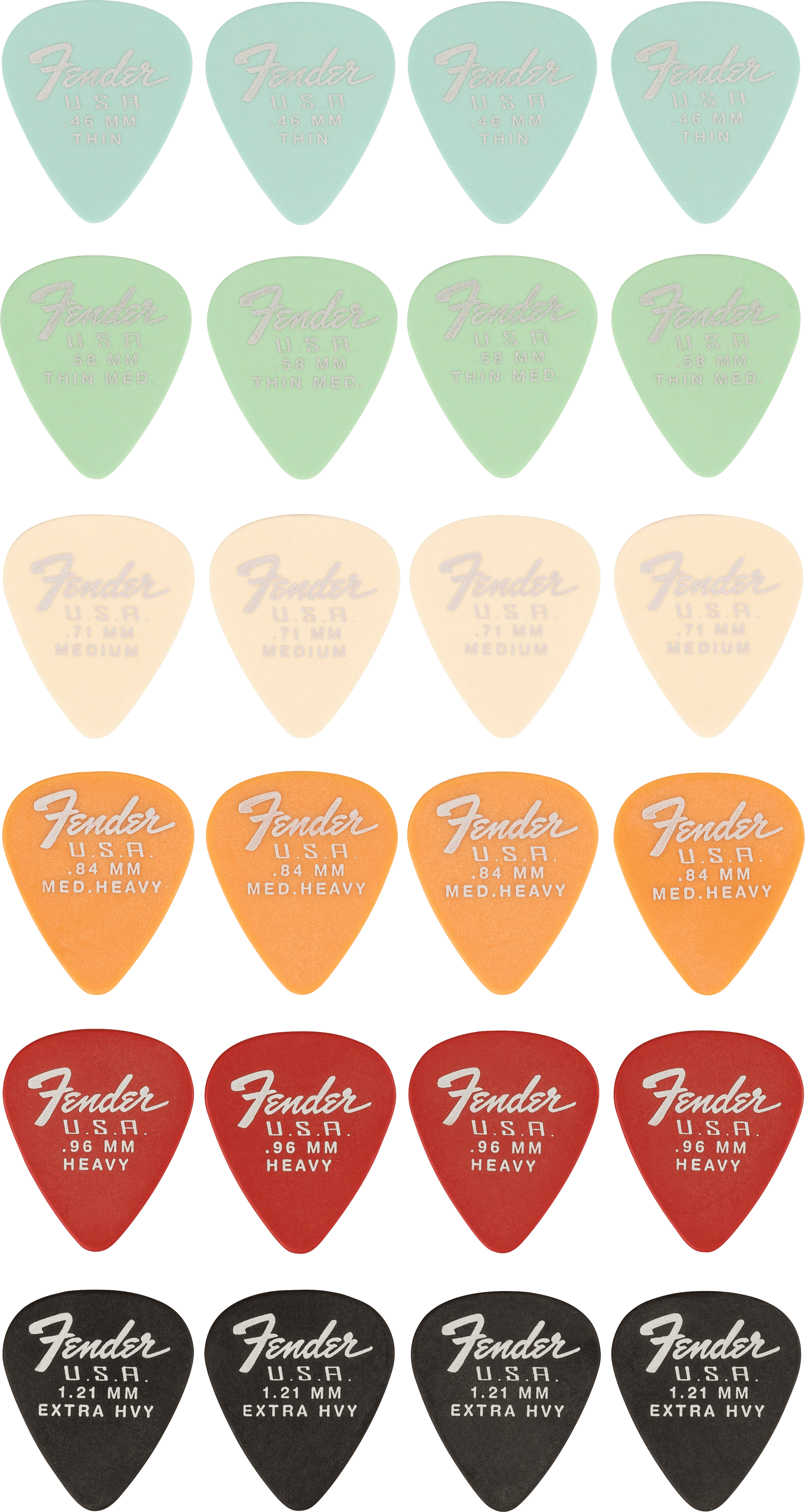 Dura-Tone 351 Picks, 24 Mix
