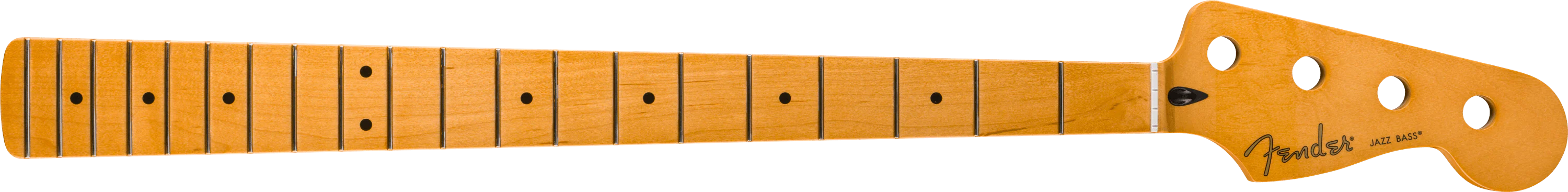 Player II Series Jazz Bass® Neck, 22 Medium Jumbo Frets, 9.5", Modern "C" - Image 3