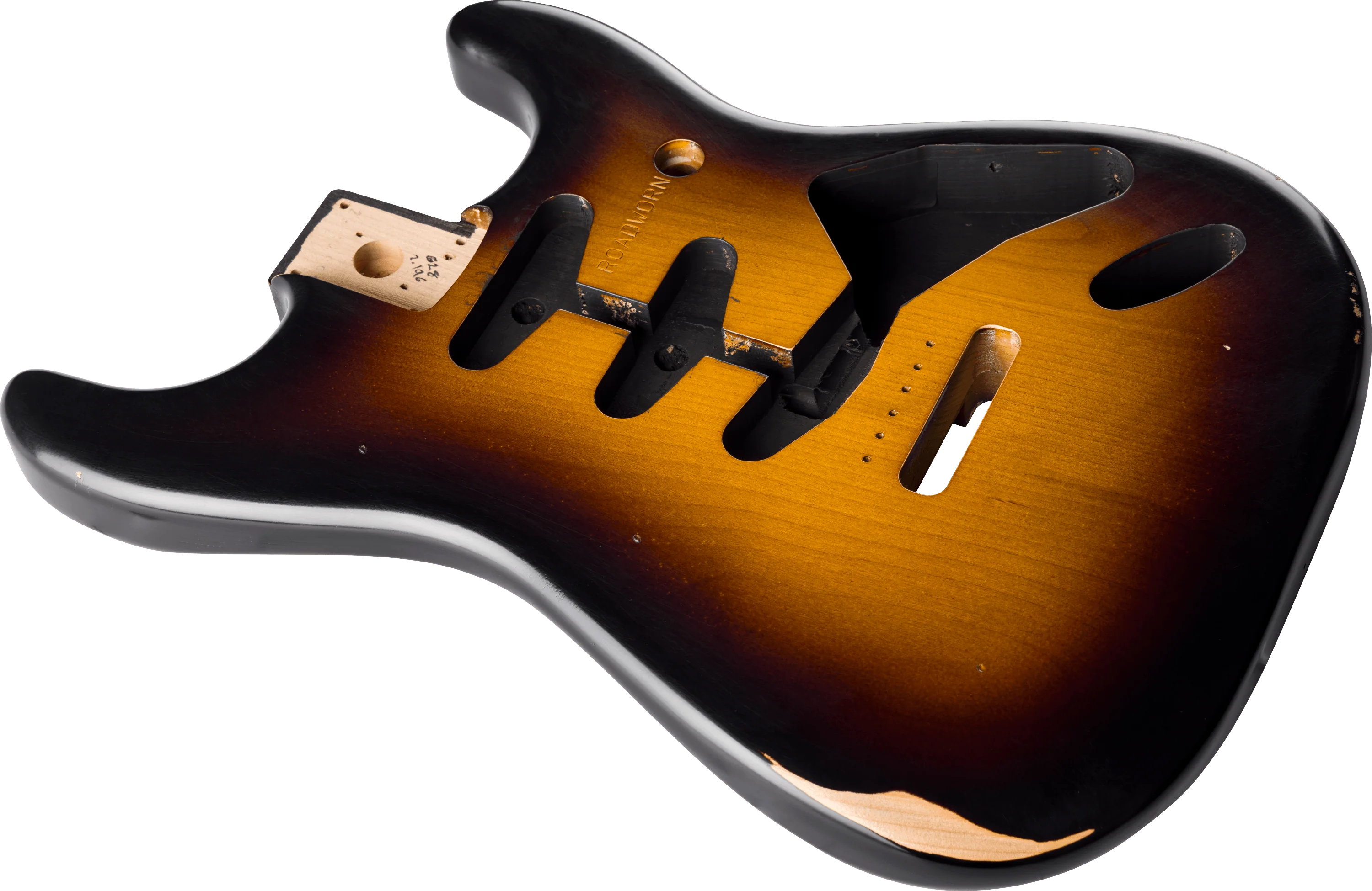 Road Worn® 50's Stratocaster® SSS Alder Body, 2-Tone Sunburst - Image 3